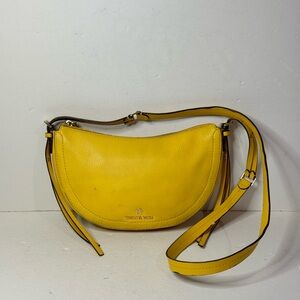 Michael Kors Yellow Sunflower Camden Bag Purse